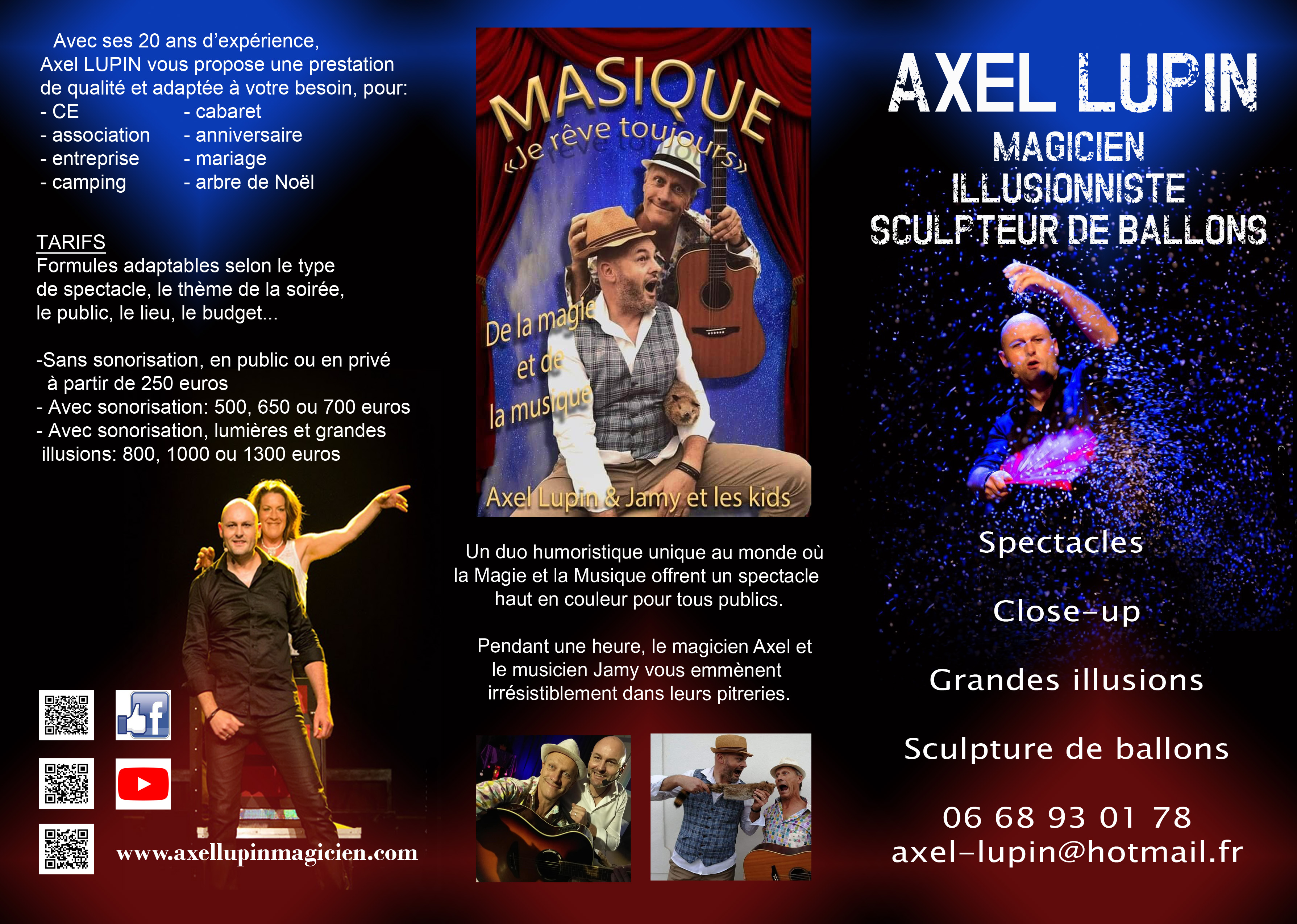 SPECTACLE DUO MUSIQUE ET MAGIE